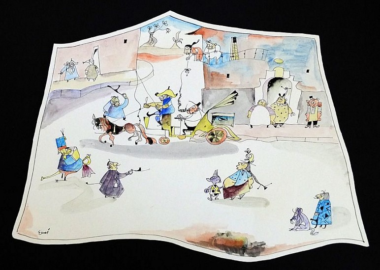 Ernest Lothar, Make Way
ink and watercolor