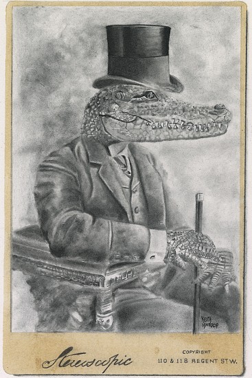 Keith Harrop, Anicurio #15 - Alligator (Print)
2020, print