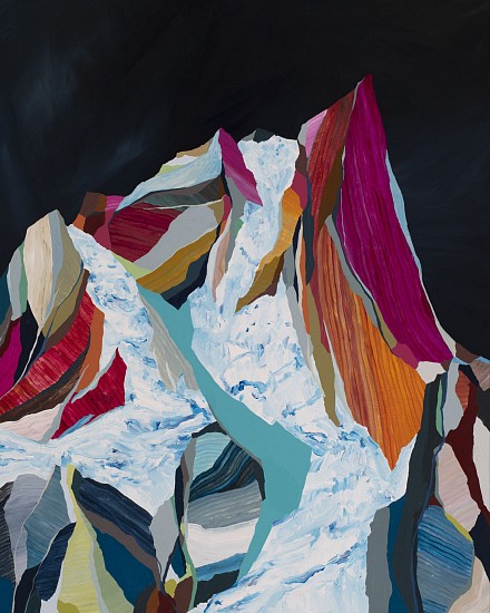 Ryan Molenkamp, Cascade No. 73
2022, acrylic on panel