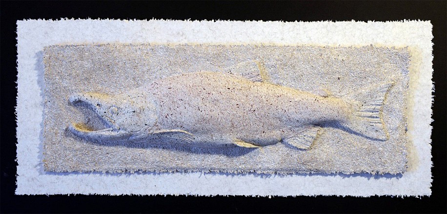 Lonnie Hutson, Copper River Sockeye
2022, cast cotton paper and plant fiber