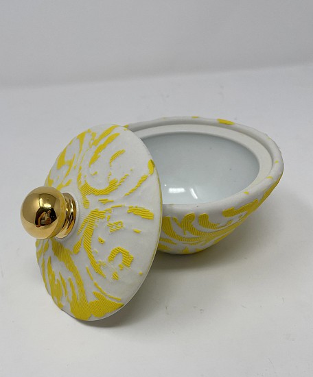 Dallas Wooten, Yellow Etched Sugar Jar
2022