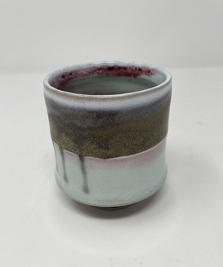 Dallas Wooten, Banded Sipping Cup
2022, soda-fired porcelain