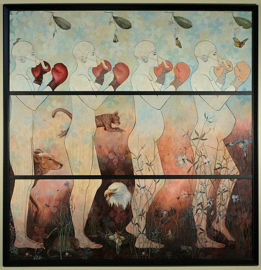 Mary Frances Dondelinger, Metamorphosis
2011, egg tempera on panel