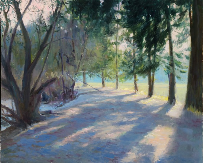 Wilson Ong, Shaded Path
oil on canvas