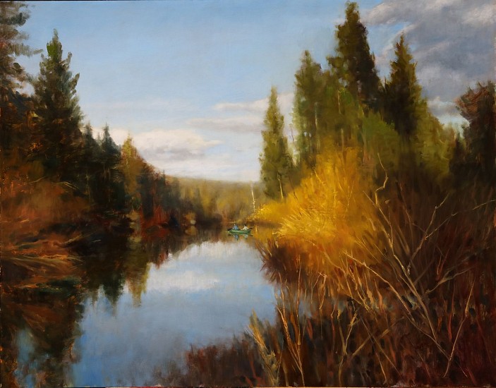 Wilson Ong, Sunlit Fall
oil on canvas