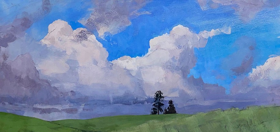Aaron Johnson, Lovely but Windy
2020, gouache