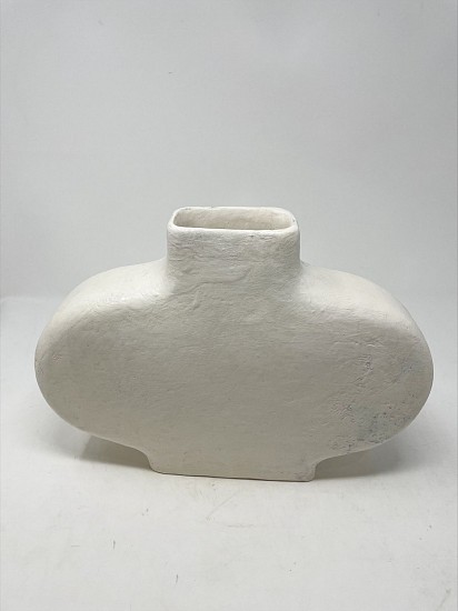 Maggie Jaszczak, White Vase with Square Mouth
2022, ceramic earthenware
