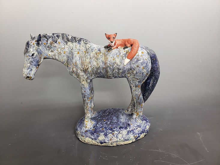 Betsey Hurd, Foxy and Phloxy
2022, glazed earthenware