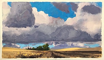 Aaron Johnson, Autumn Storm
2019, gouache