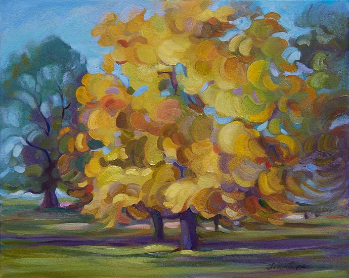 Louise Lamontagne, Black Walnut 1
2021, oil on board