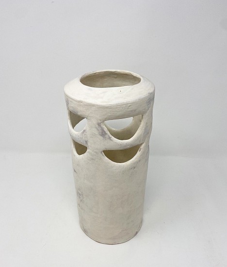 Maggie Jaszczak, Vase With Half-Circle Cutouts
2021, ceramic earthenware
