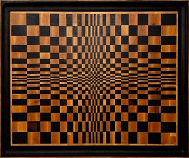 Don Scott, Optical Confusion 1
2022, Walnut, Maple, Koa