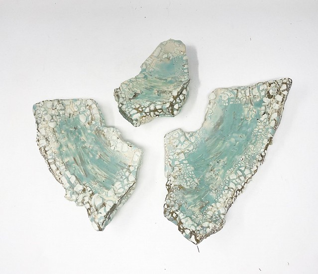 Ani Kasten, Shatter Dishes, Set of 3
2022, ceramic