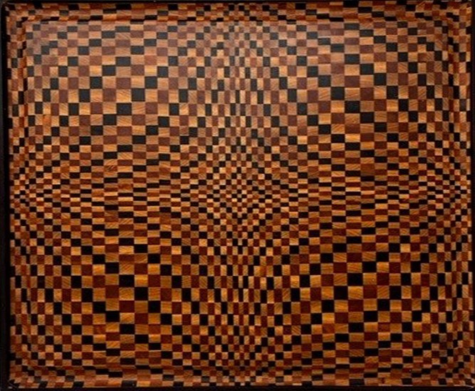 Don Scott, Optical Confusion 2
2022, Cherry, Walnut, Maple