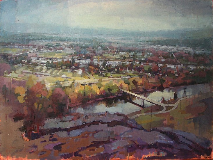 Victoria Brace, View from Arbor Crest - at gonzaga
2015, oil on canvas
