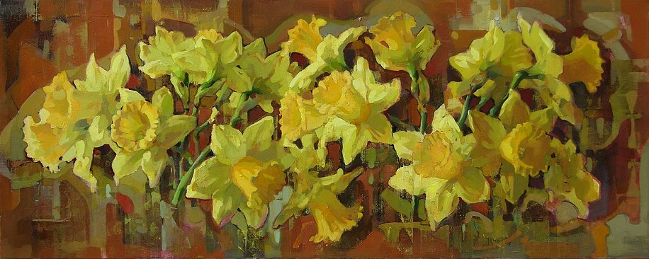 Victoria Brace, March of the Daffodils
2021, oil on canvas