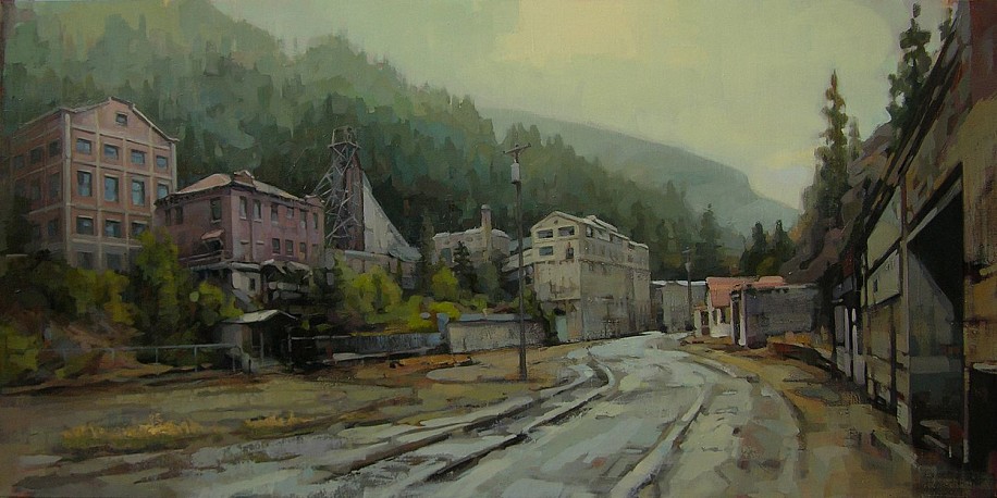 Victoria Brace, Ghost Town - at gonzaga
2022, oil on canvas