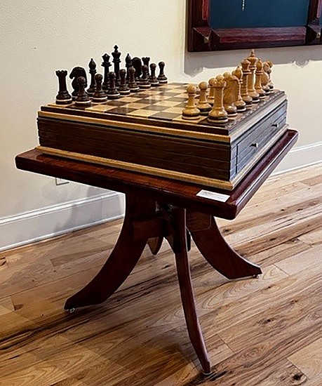 Don Scott, Chess Set with Cherry Table
2021, Walnut & Maple