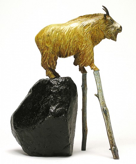 Brad Rude, Mountain Charlie  10/12
2019, Cast bronze, steel