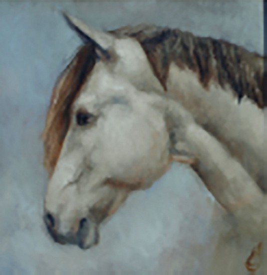 Erin Schulz, Fancy Horse
2021, oil on panel