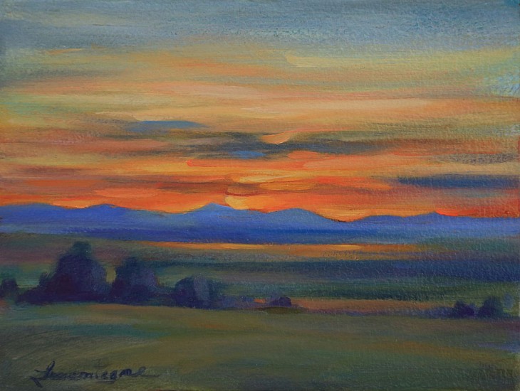 Louise Lamontagne, Looking NW Sunset
2022, oil