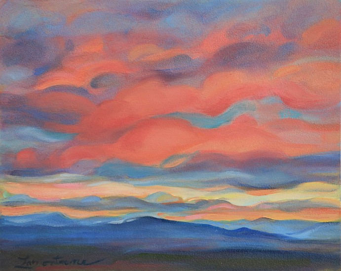 Louise Lamontagne, Looking SW Sunset
2022, oil