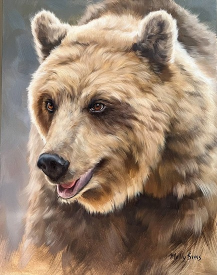 Molly Sims, Golden Grizzly
2023, oil