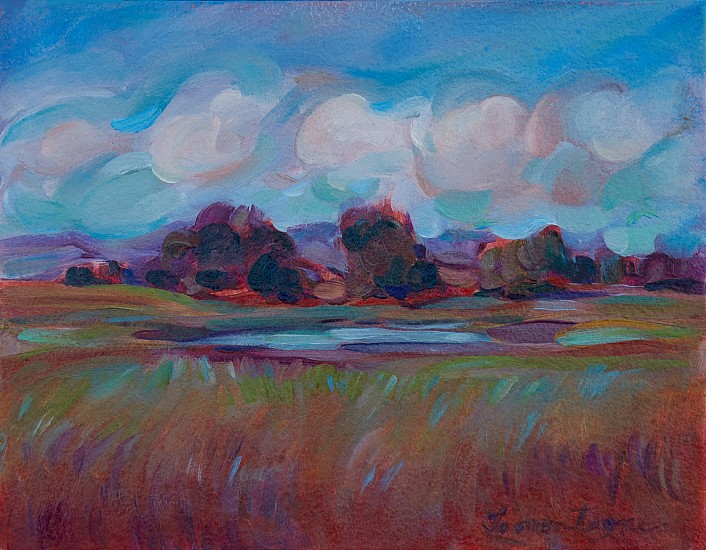 Louise Lamontagne, Nine Pipe Pond Study
2022, oil