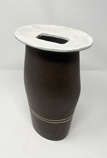 Tom Jaszczak, Oval Vase With Cut-Out
2022, earthenware