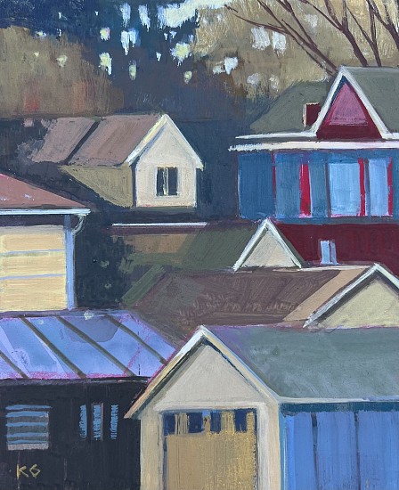 Kathy Gale, Gonzaga Rooftops
2022, oil on canvas