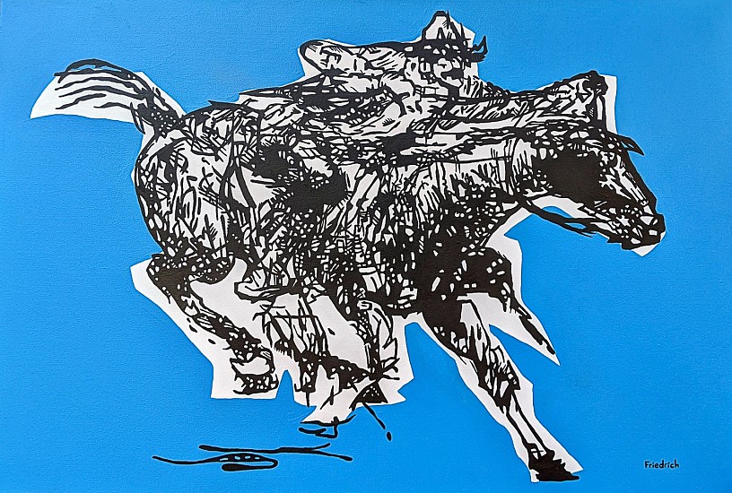 Paul Friedrich, Rawhide II
2022, acrylic on canvas