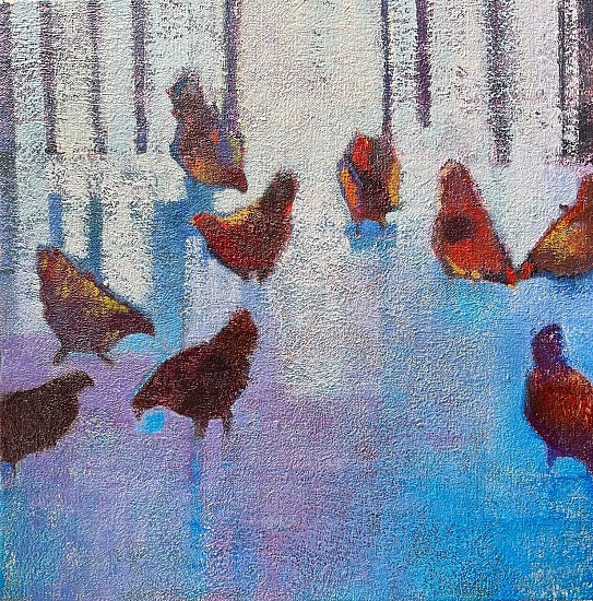 Kathy Gale, Feathered Friends
2023, acrylic