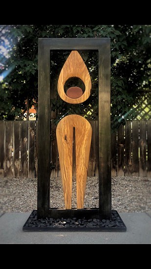 Jon Morse, Untitled
2022, wood, stones and steel