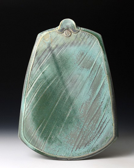 Nick DeVries, Dark Green Trapazoid Tray
2023, porcelain