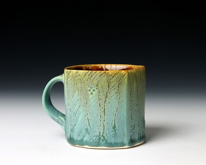 Nick DeVries, Square Turquoise Mug1
2023, porcelain