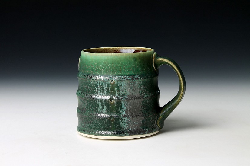 Nick DeVries, Round Dark Green Mug2
2023, porcelain