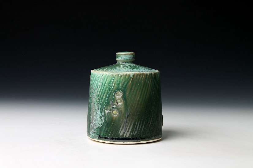 Nick DeVries, Dark Green Round Jar
2023, porcelain
