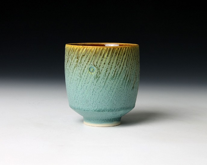 Nick DeVries, Turquoise Round Cup2
2023, porcelain