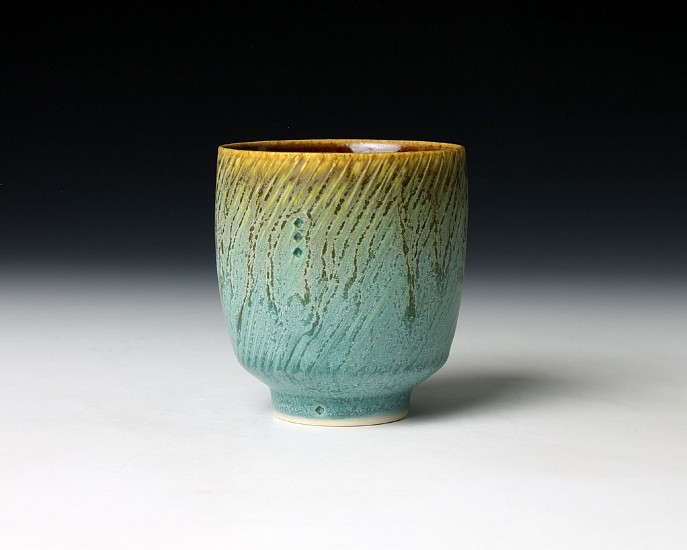 Nick DeVries, Turquoise Round Cup1
2023, porcelain