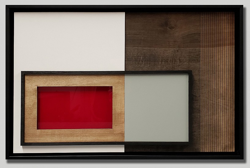 Christian Benoit, Crimson Calm
2023, Wood, Acrylic paint, Stain