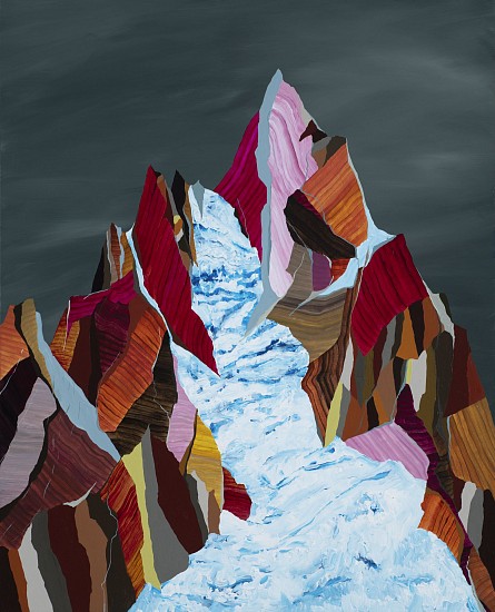 Ryan Molenkamp, Cascade No. 98
2022, acrylic on panel