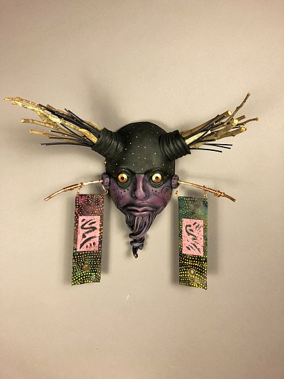 Chris Bivins, Emissary II
2019, mixed media mask