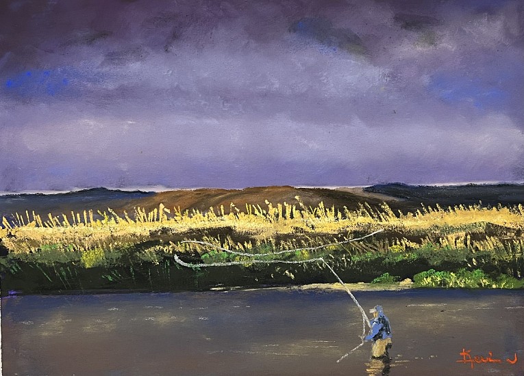 Kevin Jester, Montana Fly Fishing
2023, Soft Pigment Pastel on Sanded Paper