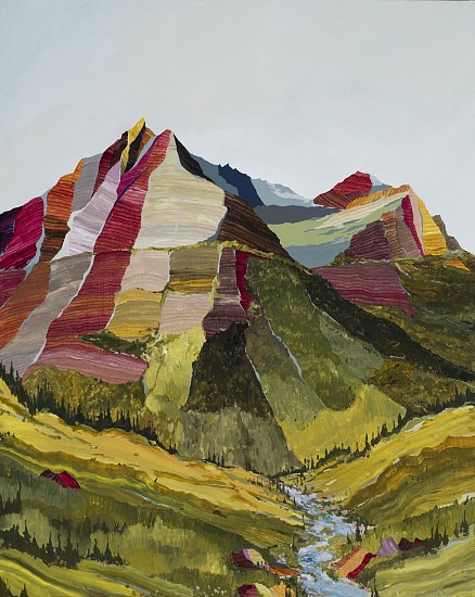 Ryan Molenkamp, The Rockies No. 2
2023, acrylic on panel