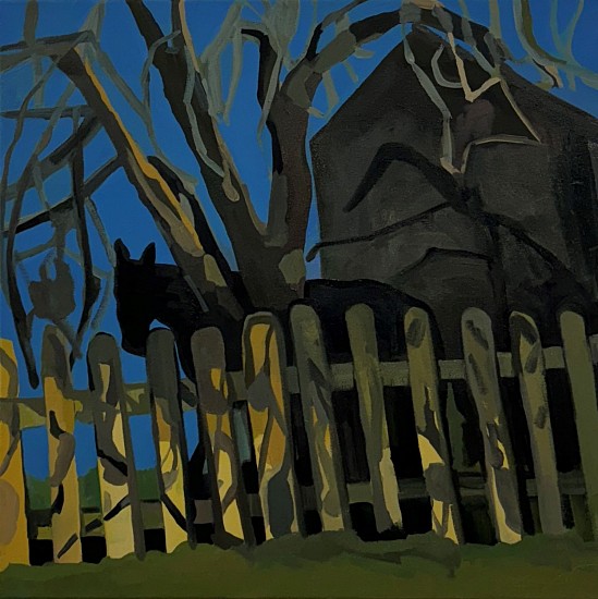 Sheila Miles, Where the Horse Waits
2023, oil