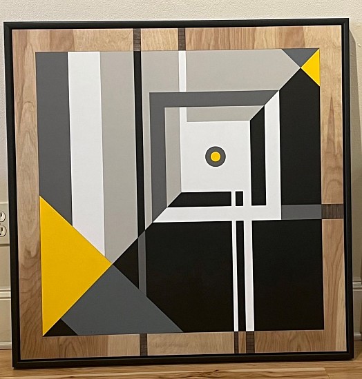 Christian Benoit, Bauhaus Calm
2023, Acrylic Paint and Stain on Wood