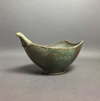 blue scoop bowl