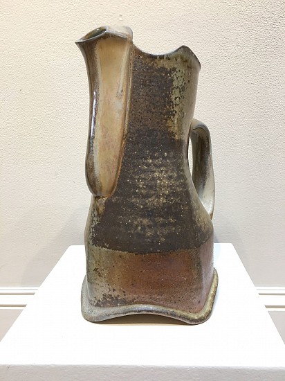 James Tingey, Pitcher 1
2020, Wheel Thrown, Altered and Slipcast, Woodfired Stoneware