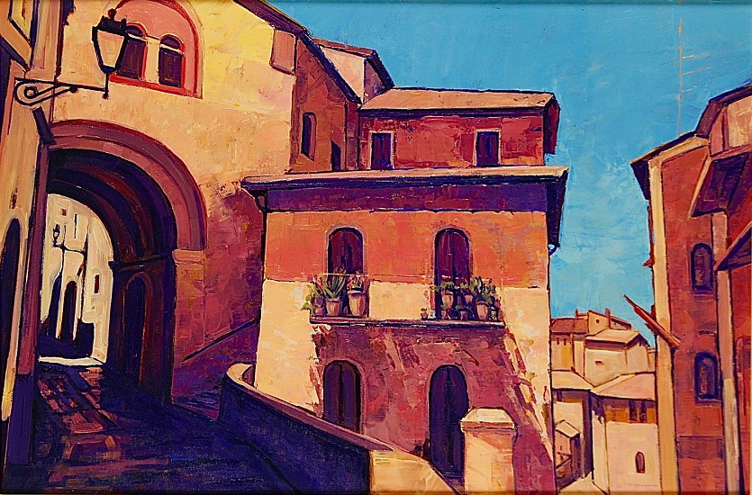 Gordon Wilson, Arches Corner, Orvieto
2022, oil on polyflax