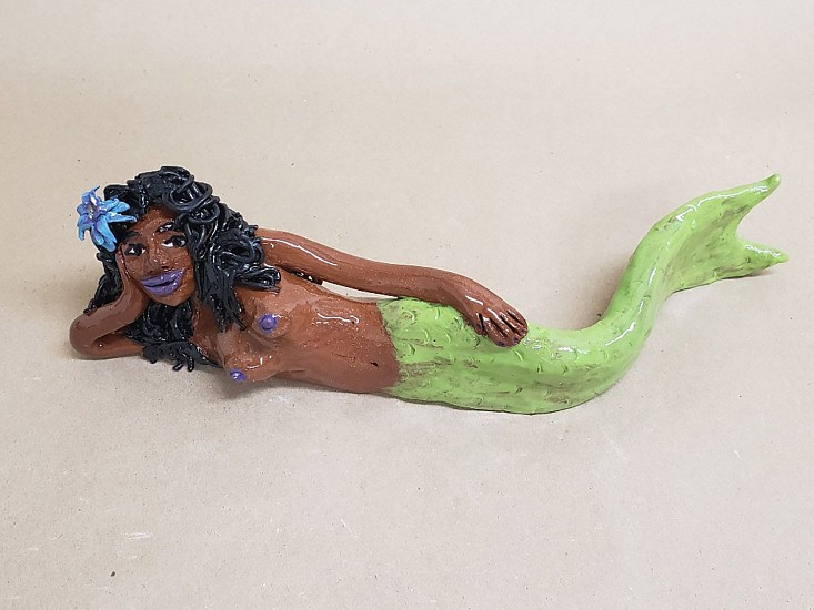 Betsey Hurd, Black Mermaid
2023, glazed earthenware